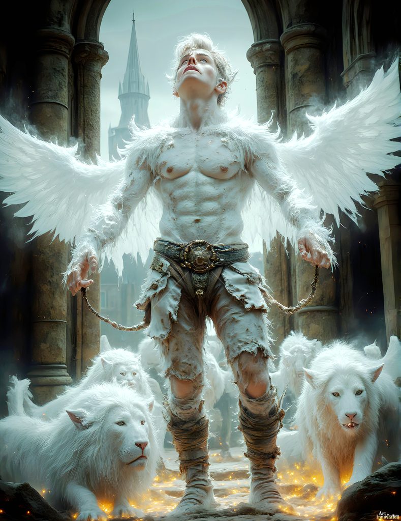 The House of the Lions - AI Wizard Art
