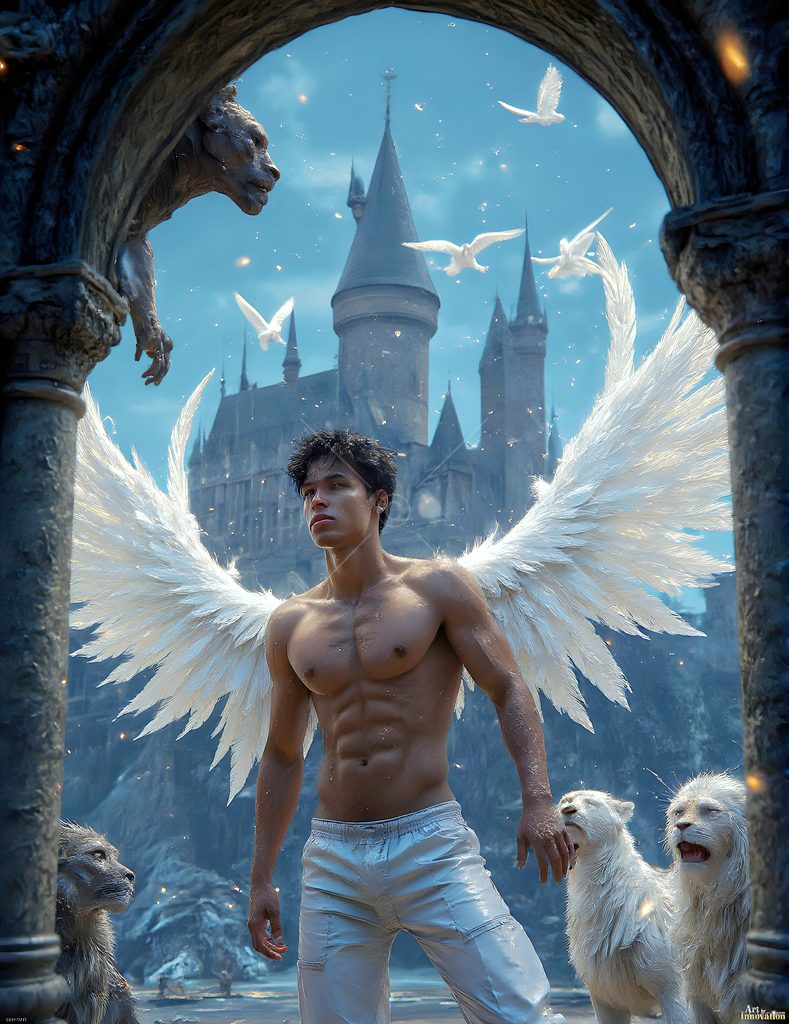 The House of the Lions - AI Wizard Art