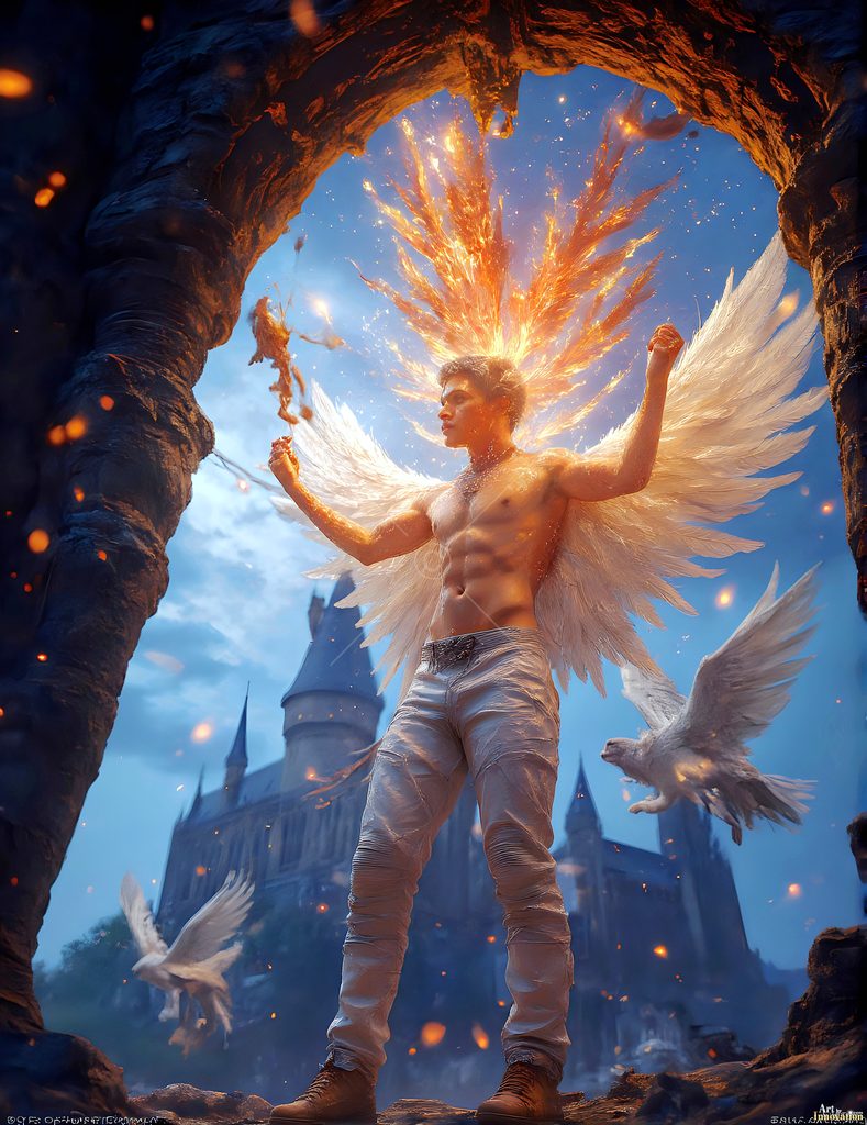 The House of the Lions - AI Wizard Art