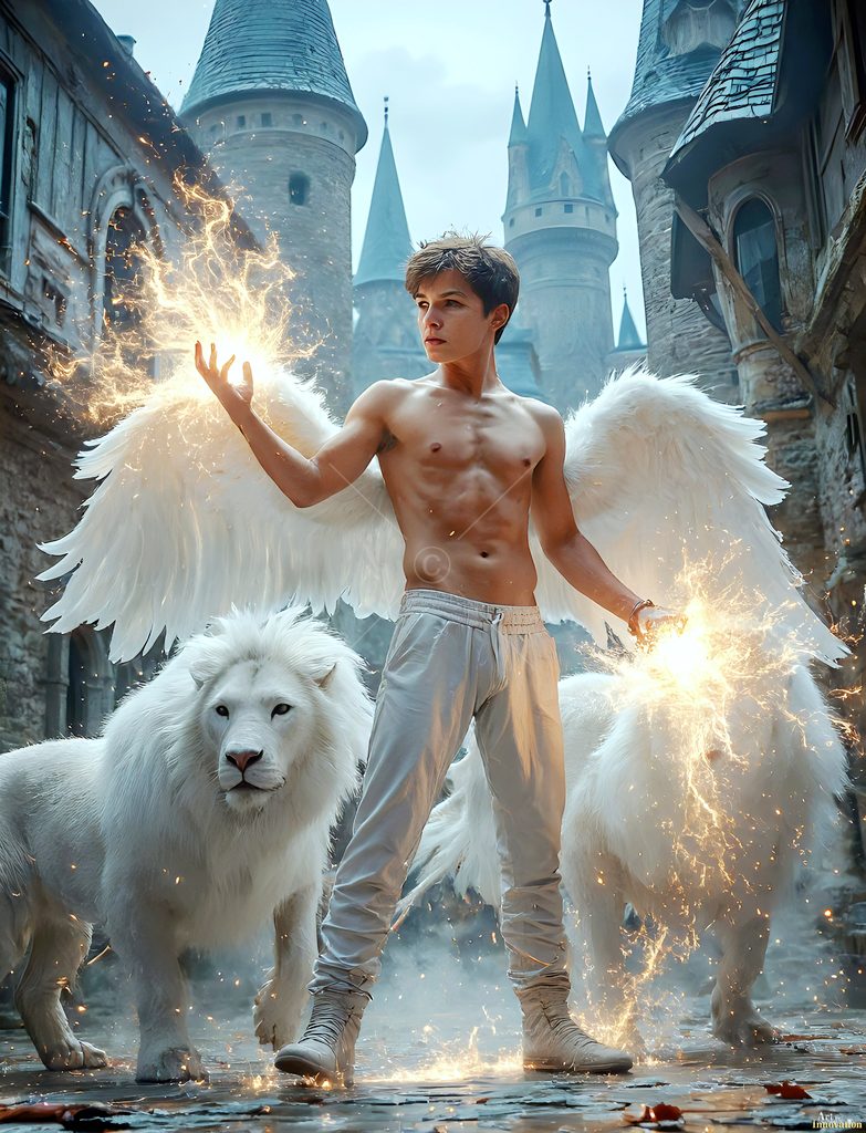 The House of the Lions - AI Wizard Art