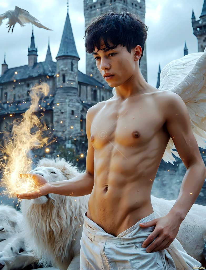 The House of the Lions - AI Wizard Art