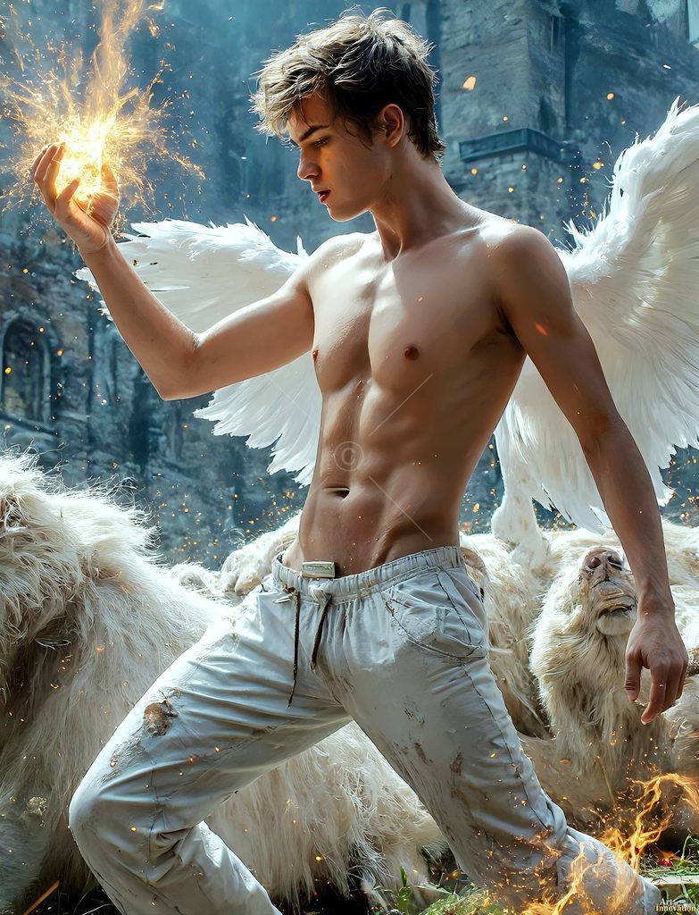 The House of the Lions - AI Wizard Art