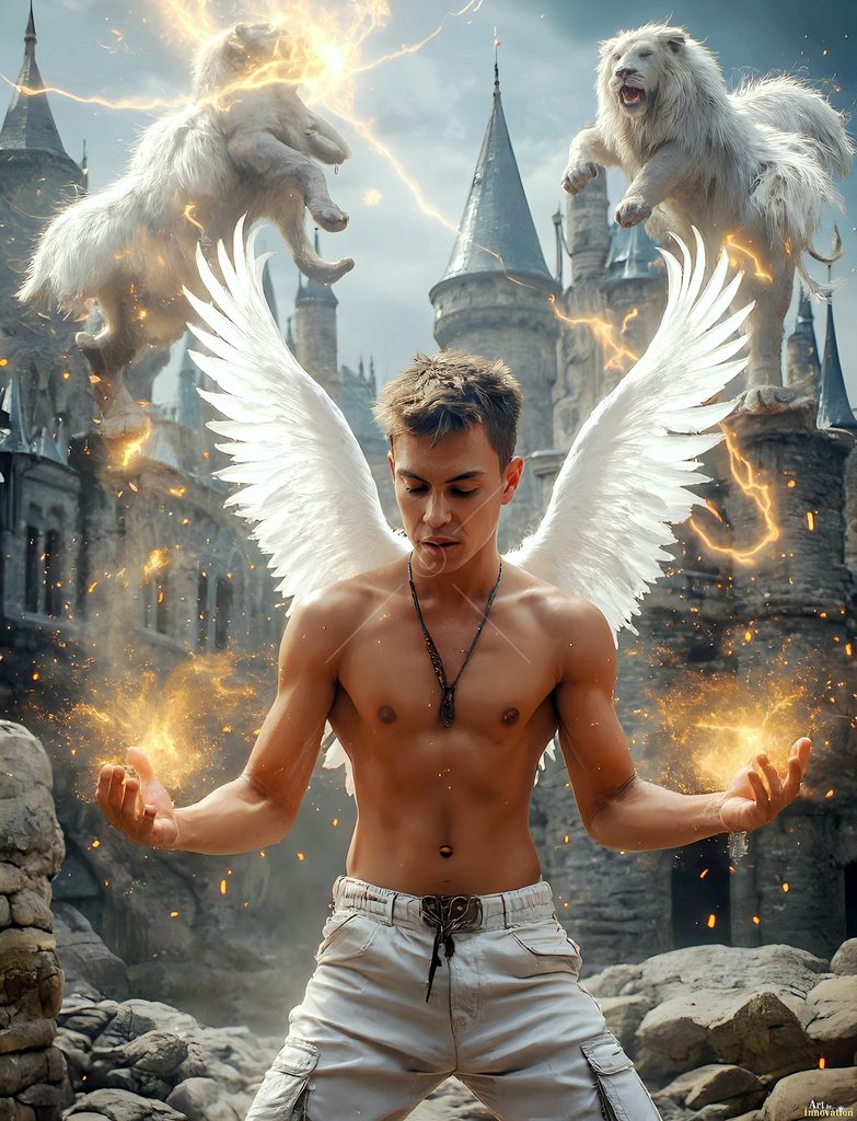 The House of the Lions - AI Wizard Art