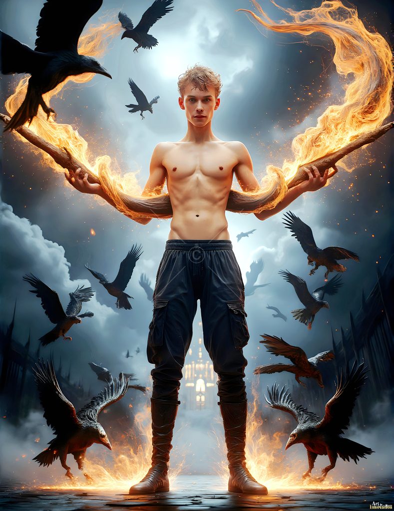 The House of the Ravens - AI Wizard Art