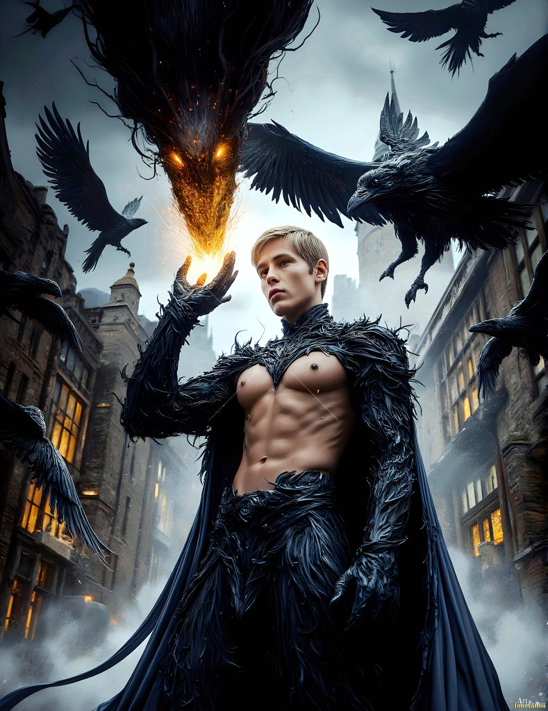 The House of the Ravens - AI Wizard Art