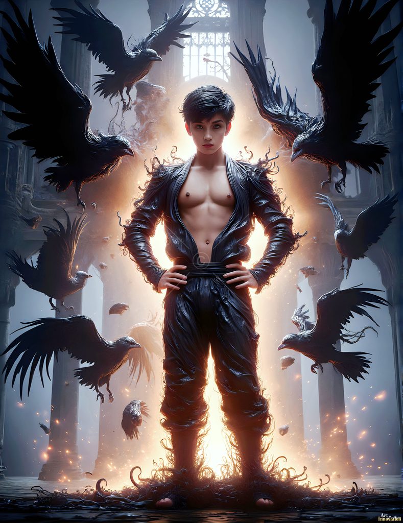 The House of the Ravens - AI Wizard Art