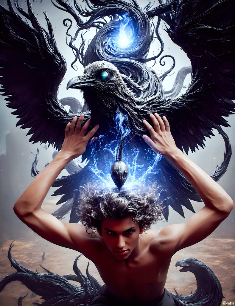 The House of the Ravens - AI Wizard Art
