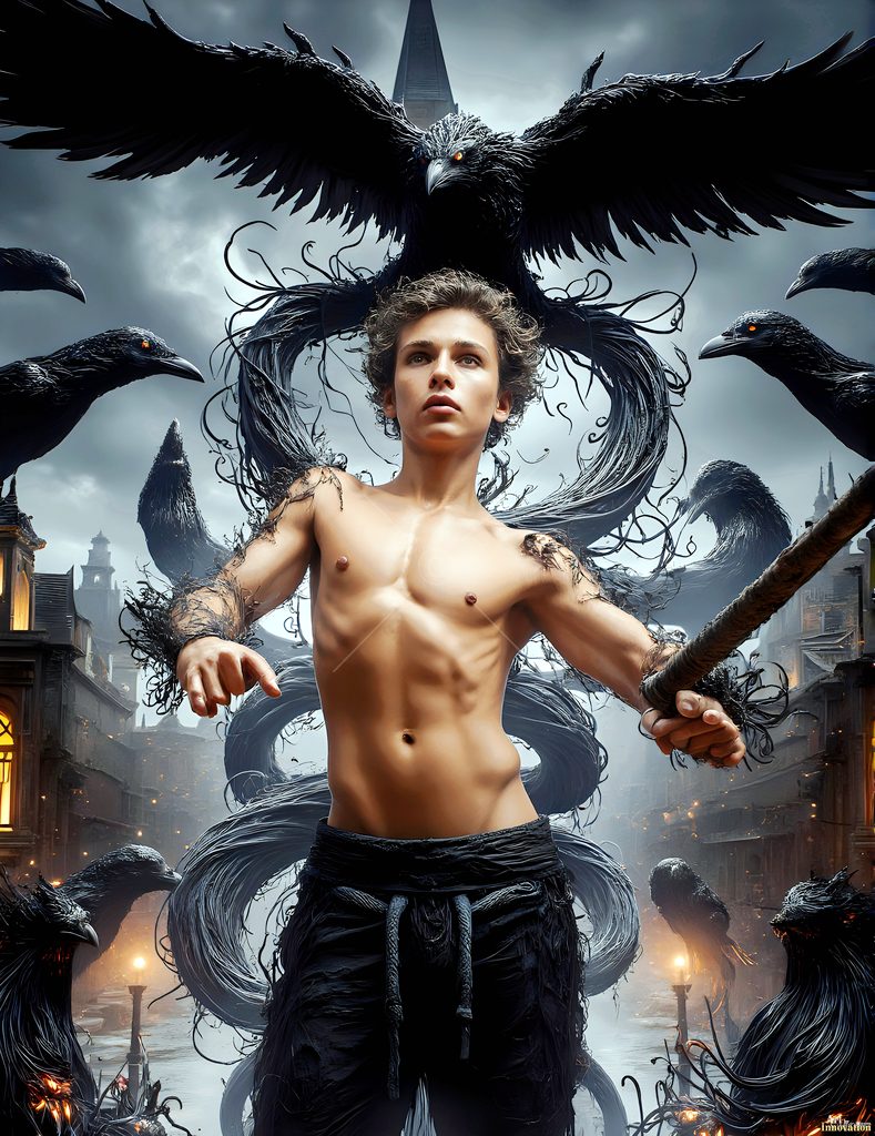 The House of the Ravens - AI Wizard Art