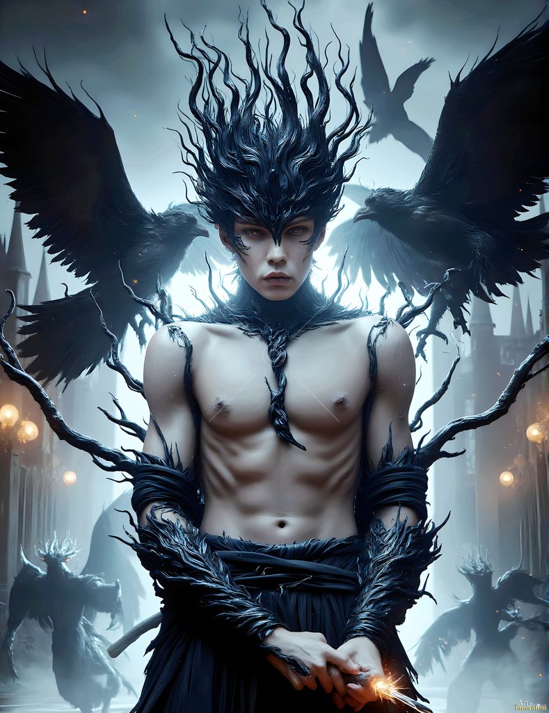The House of the Ravens - AI Wizard Art