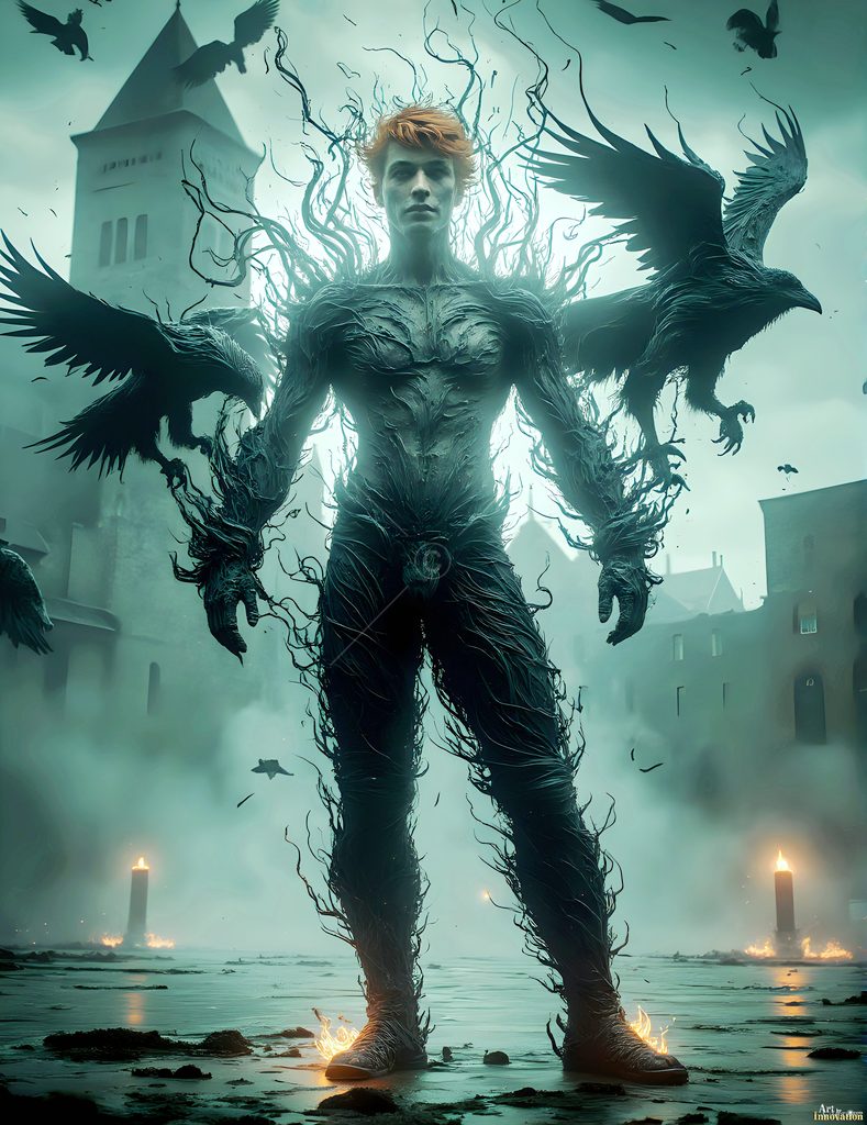 The House of the Ravens - AI Wizard Art