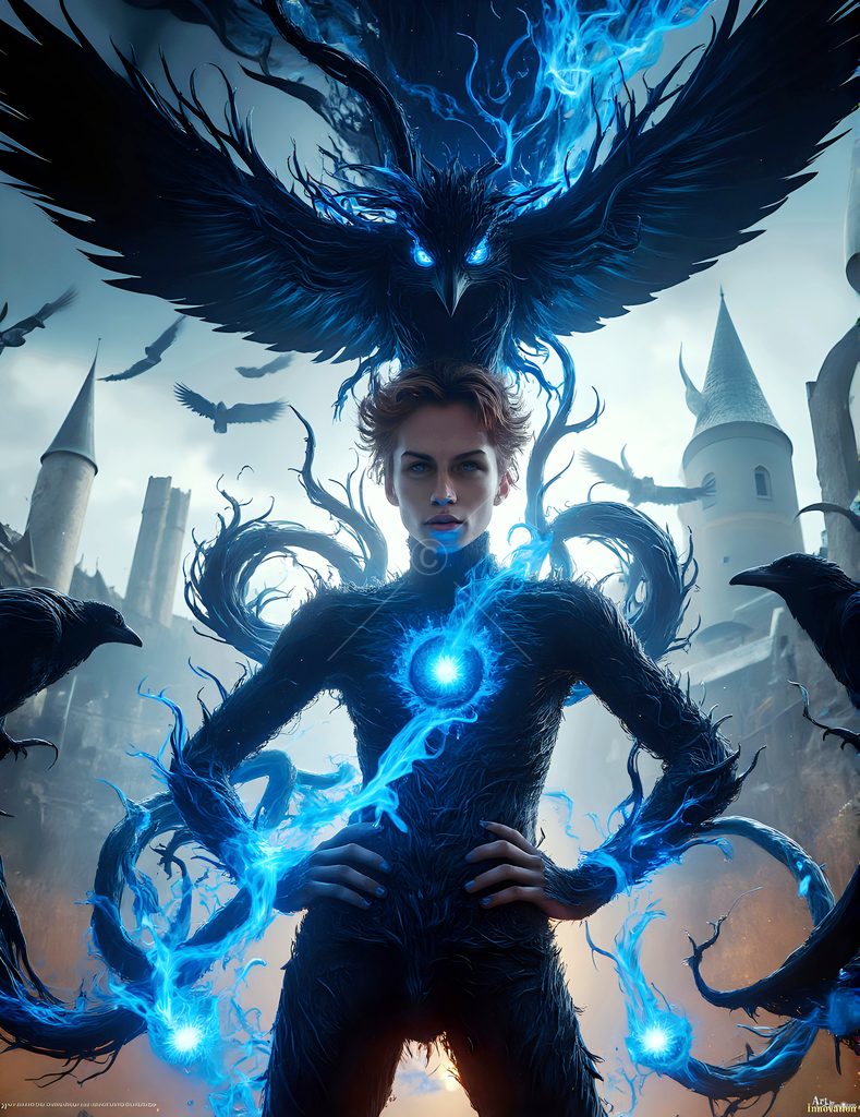The House of the Ravens - AI Wizard Art