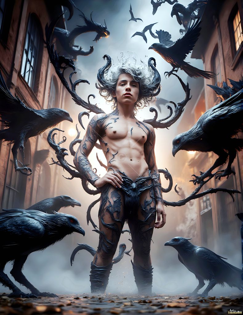 The House of the Ravens - AI Wizard Art