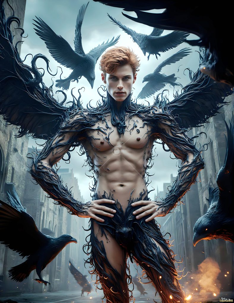 The House of the Ravens - AI Wizard Art