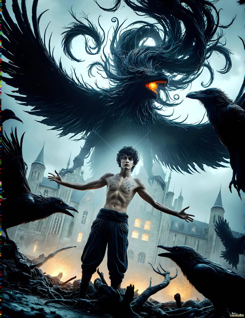 The House of the Ravens - AI Wizard Art