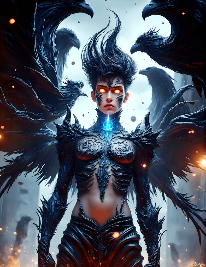 The House of the Ravens - AI Wizard Art