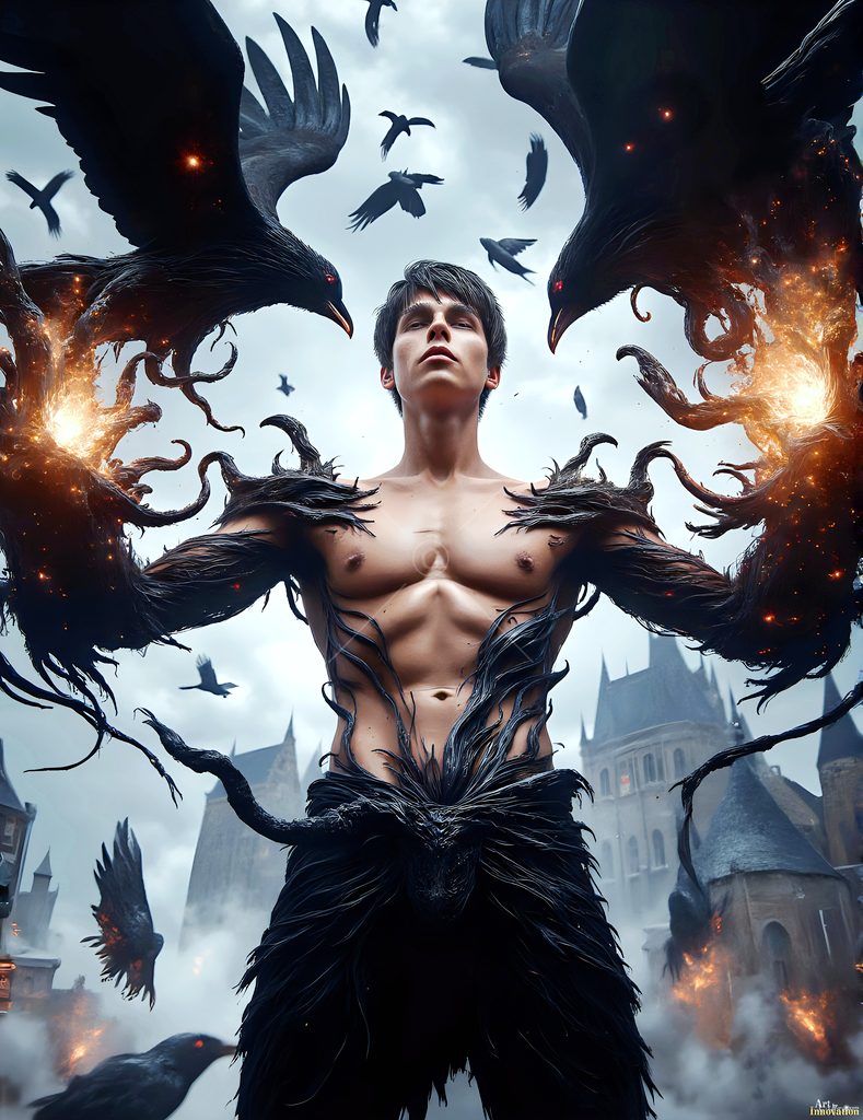The House of the Ravens - AI Wizard Art