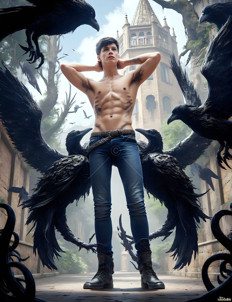 The House of the Ravens - AI Wizard Art