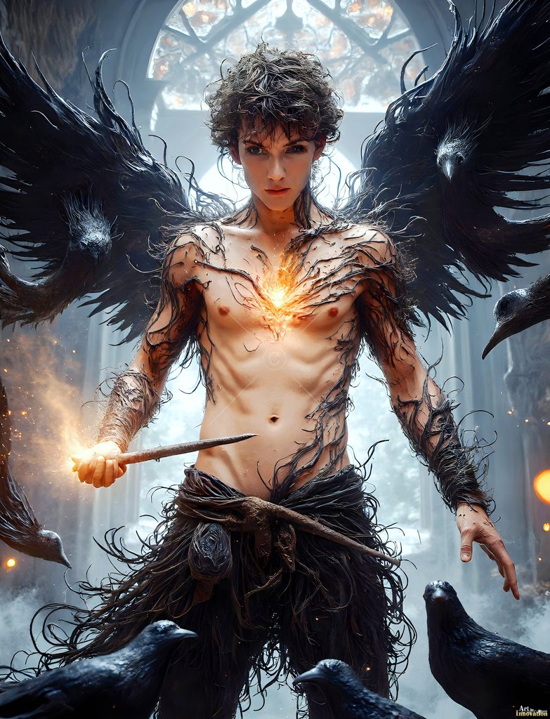 The House of the Ravens - AI Wizard Art