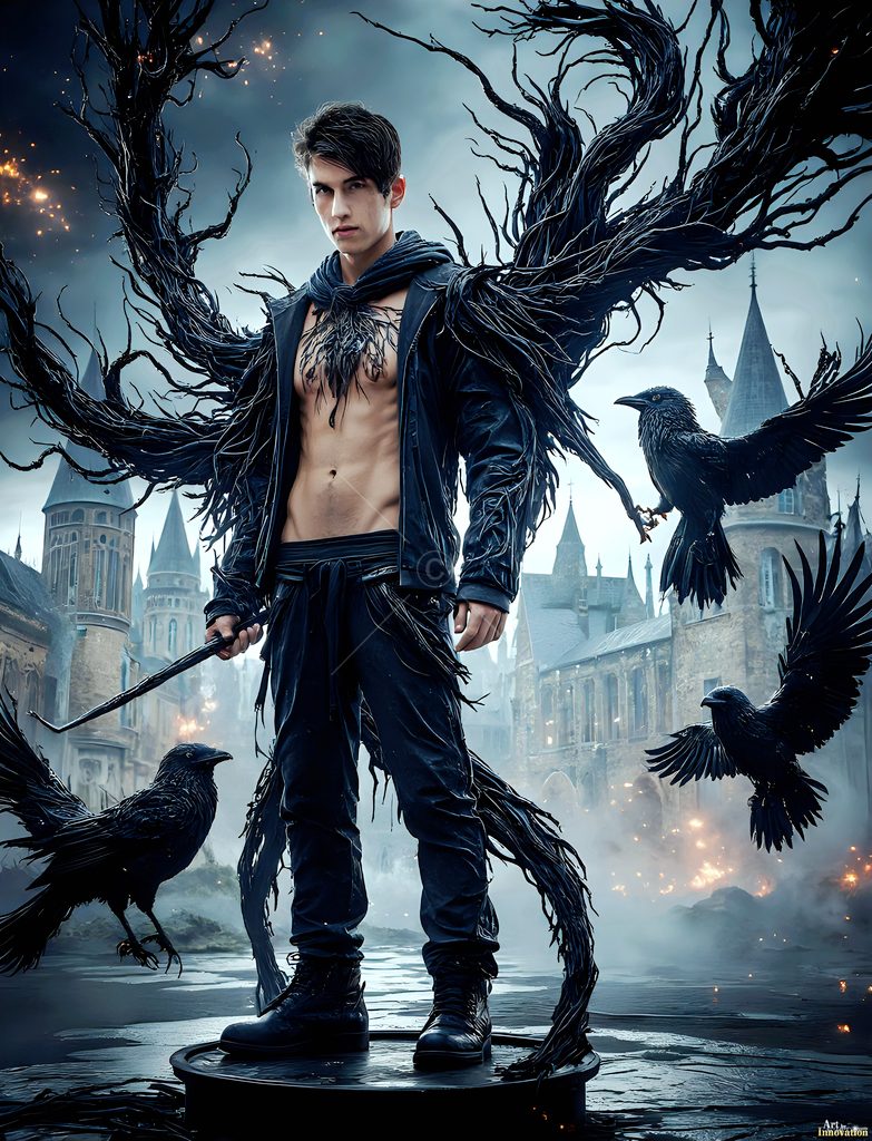 The House of the Ravens - AI Wizard Art