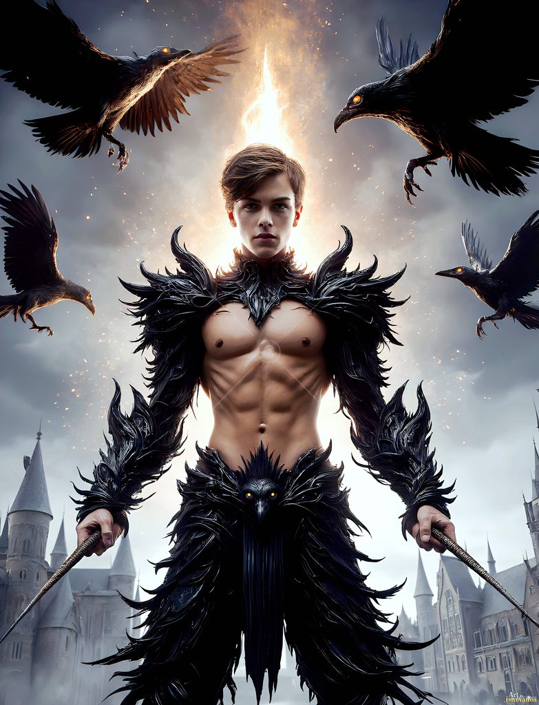 The House of the Ravens - AI Wizard Art