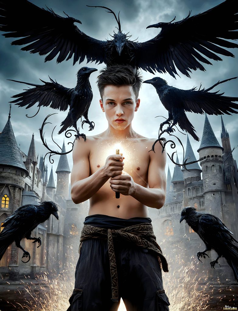 The House of the Ravens - AI Wizard Art