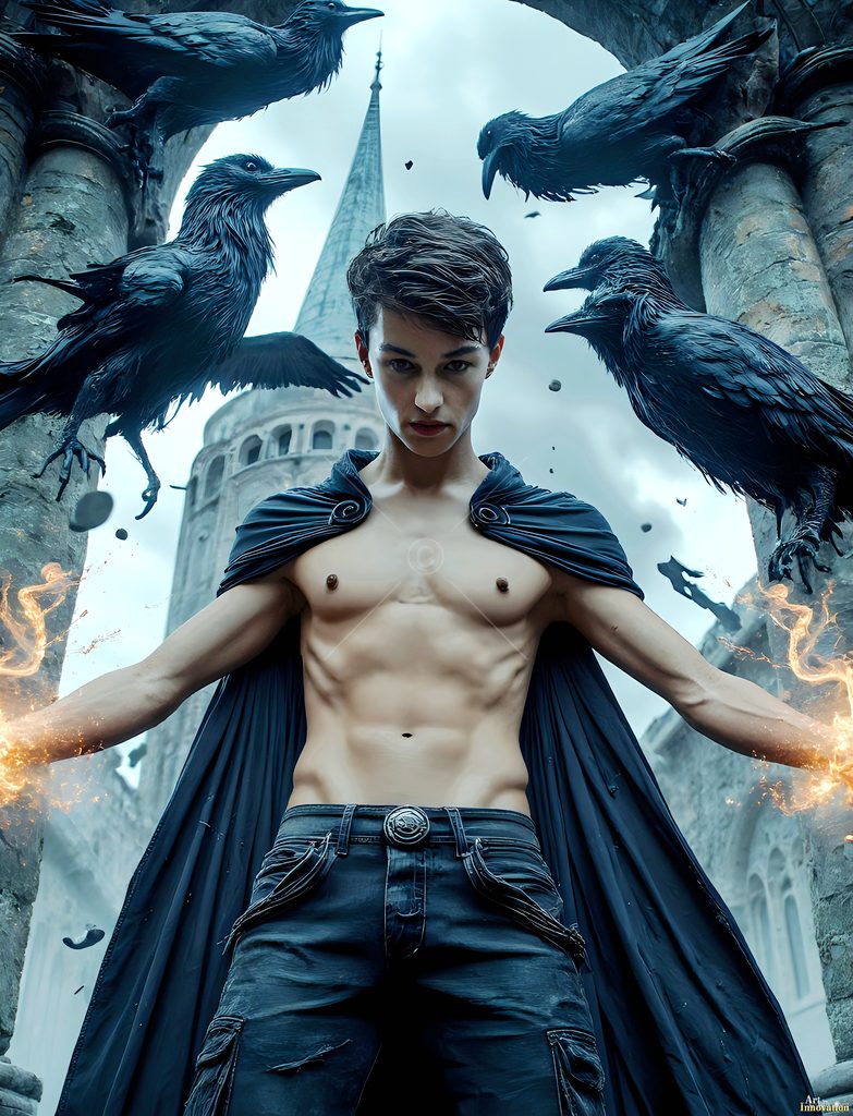 The House of the Ravens - AI Wizard Art