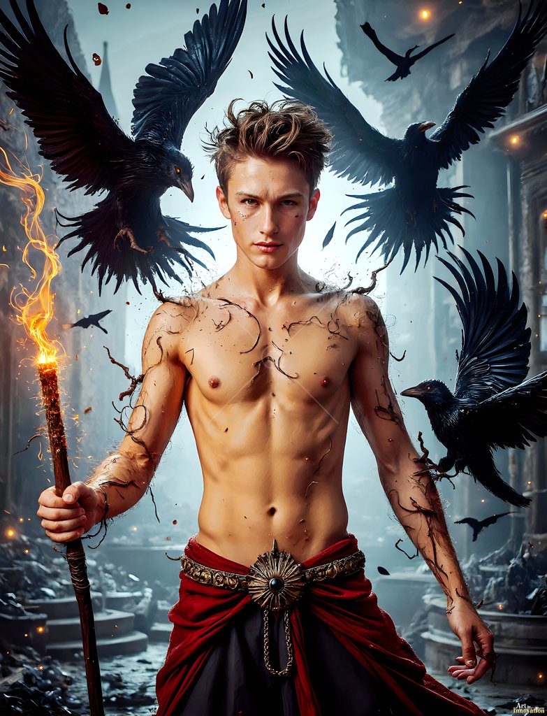 The House of the Ravens - AI Wizard Art