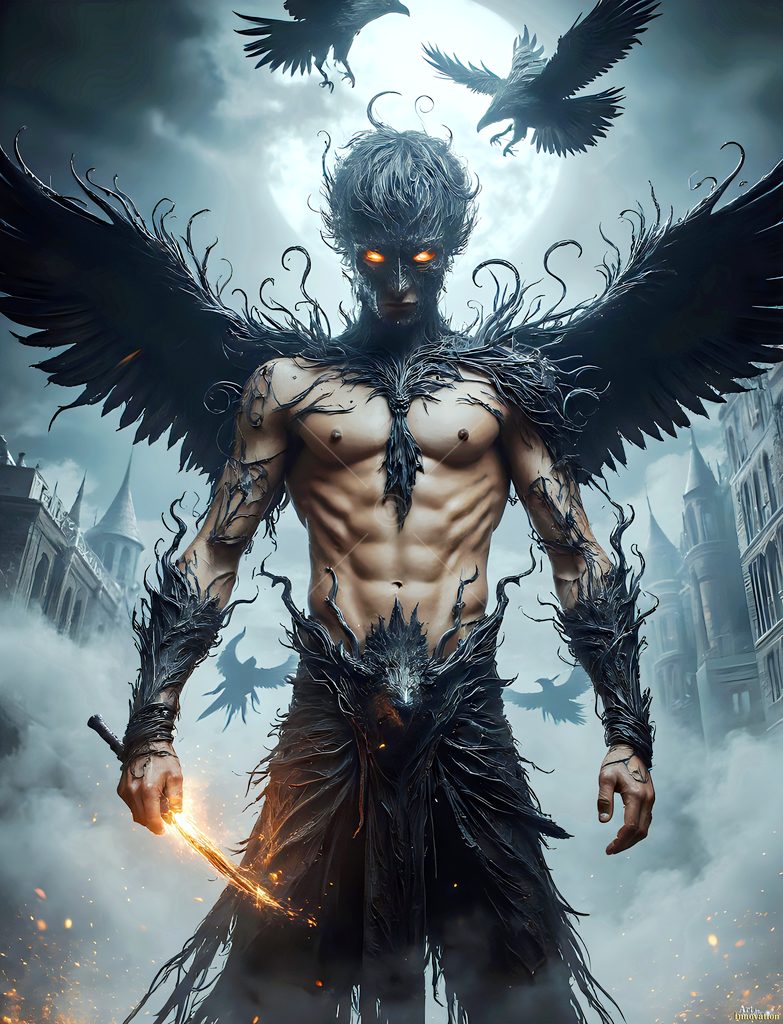The House of the Ravens - AI Wizard Art