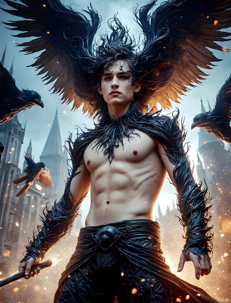 The House of the Ravens - AI Wizard Art