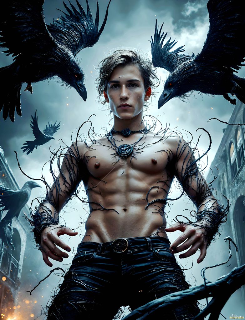 The House of the Ravens - AI Wizard Art