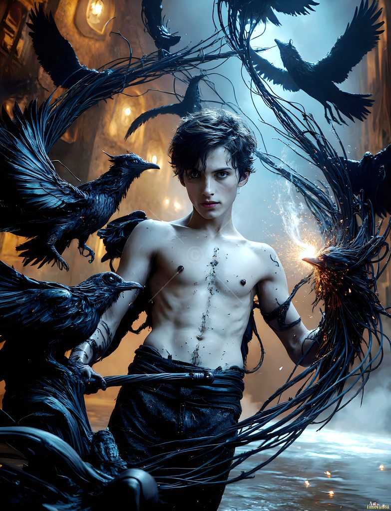 The House of the Ravens - AI Wizard Art