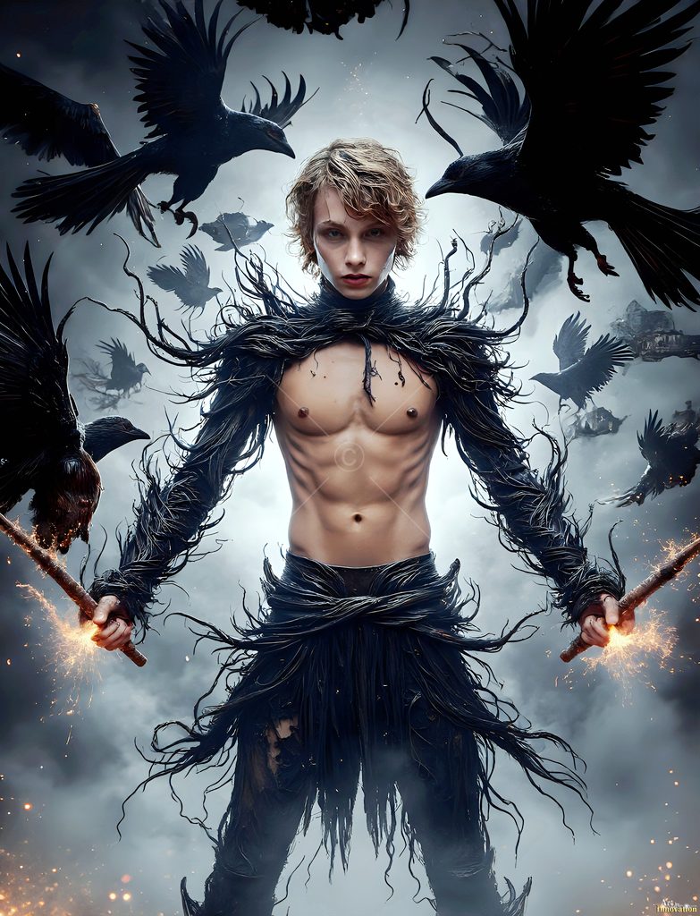 The House of the Ravens - AI Wizard Art