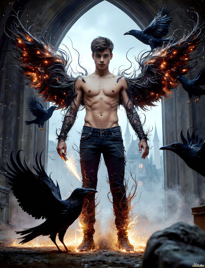 The House of the Ravens - AI Wizard Art