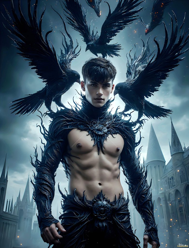 The House of the Ravens - AI Wizard Art