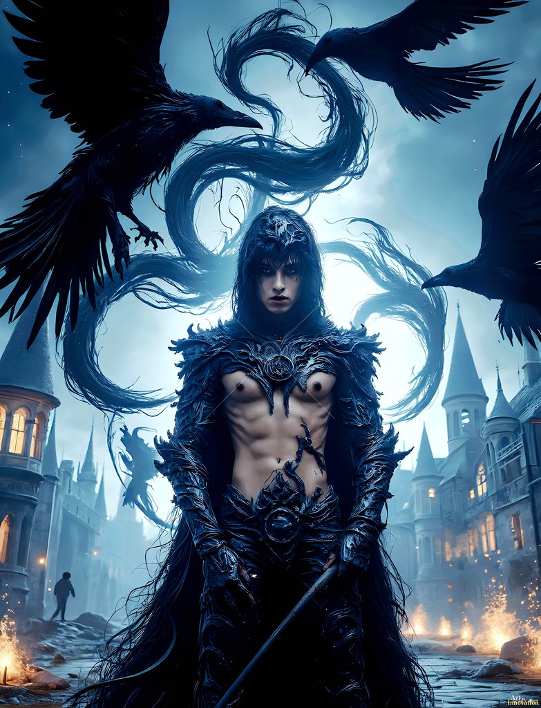 The House of the Ravens - AI Wizard Art