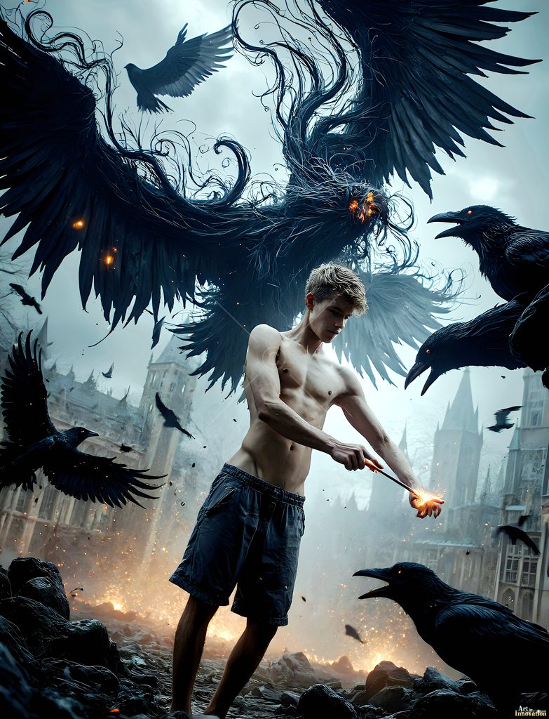 The House of the Ravens - AI Wizard Art