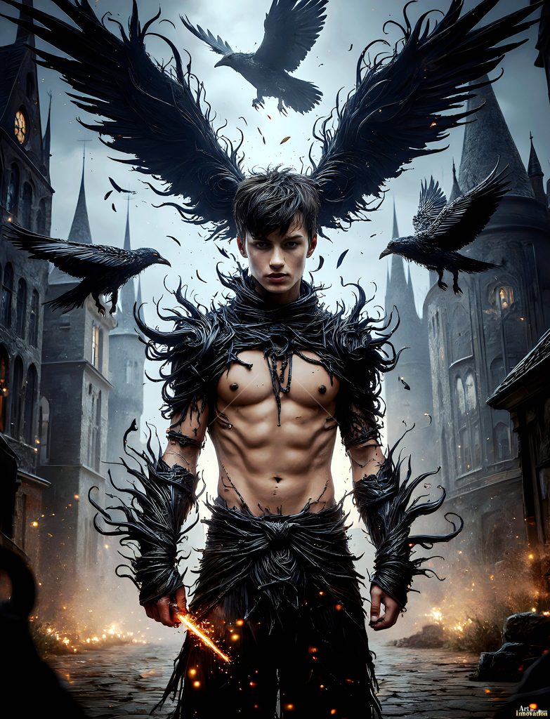 The House of the Ravens - AI Wizard Art