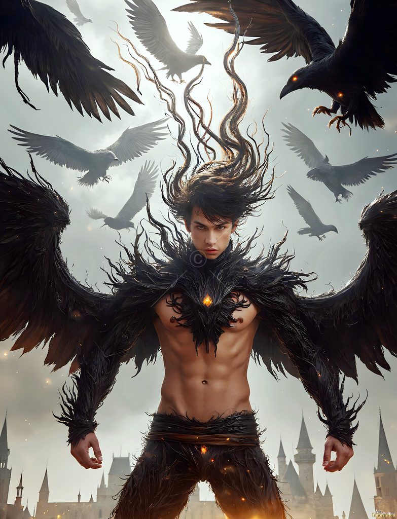 The House of the Ravens - AI Wizard Art
