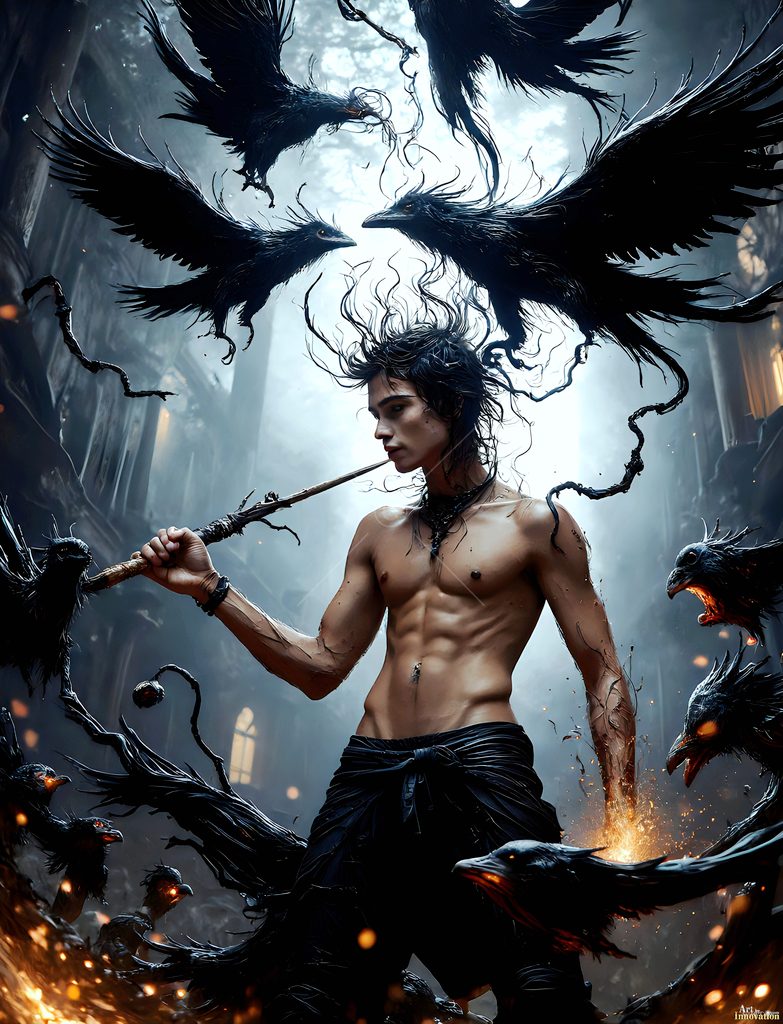 The House of the Ravens - AI Wizard Art