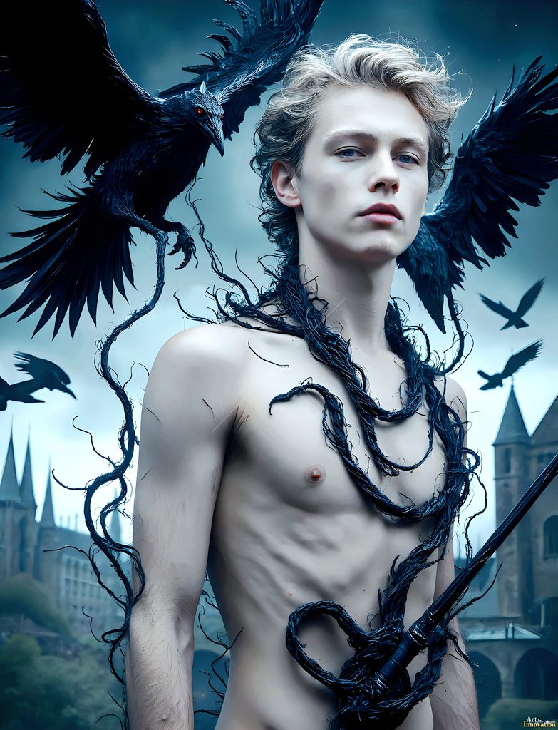 The House of the Ravens - AI Wizard Art