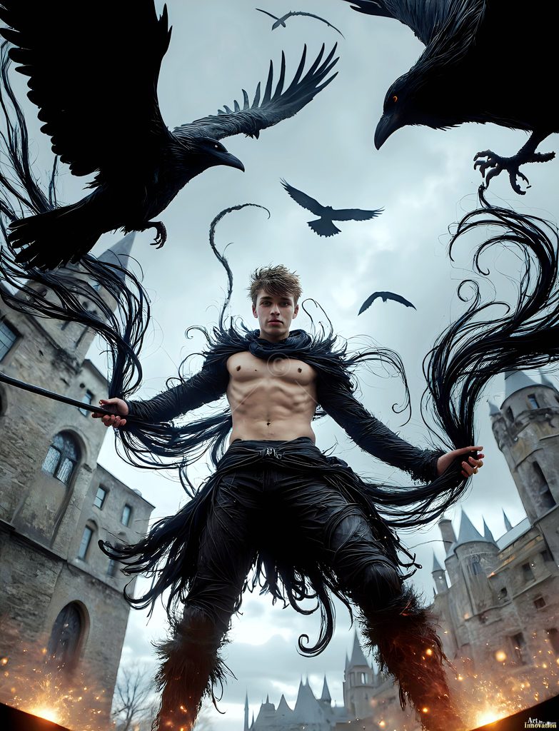 The House of the Ravens - AI Wizard Art