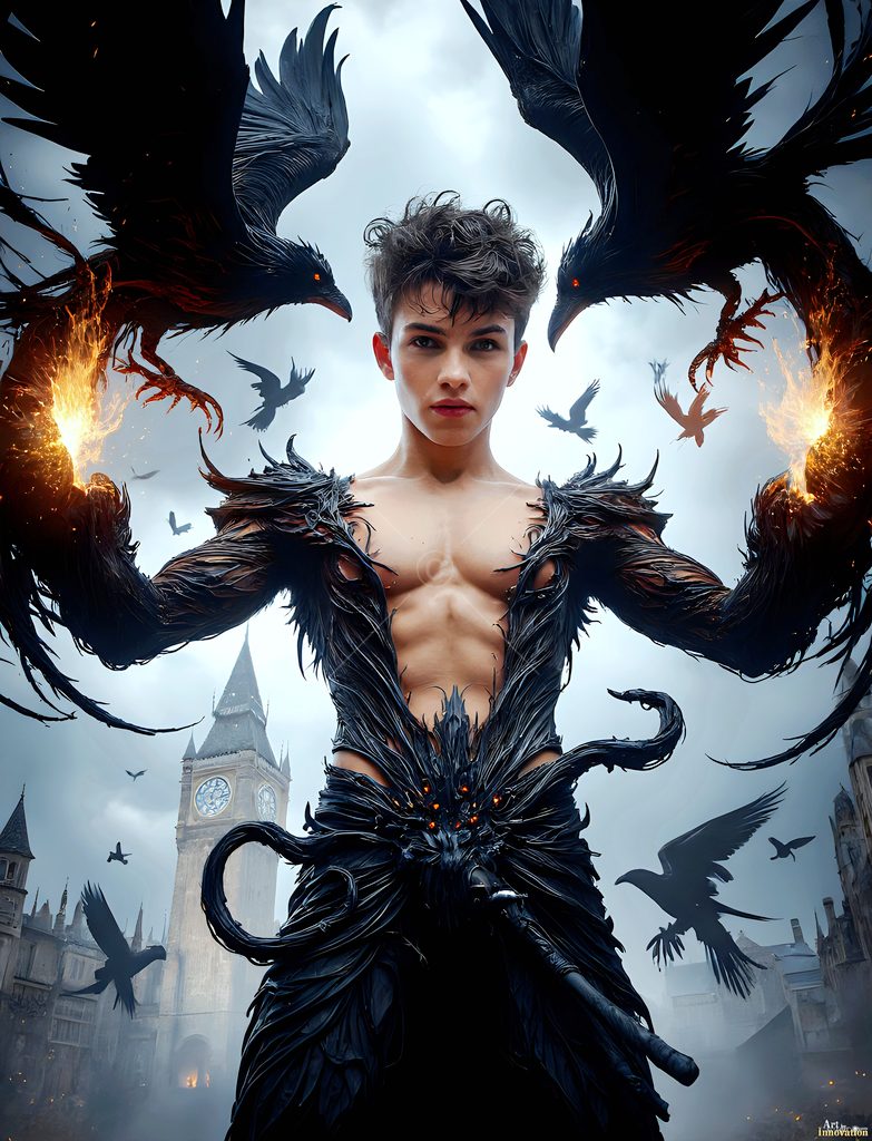 The House of the Ravens - AI Wizard Art
