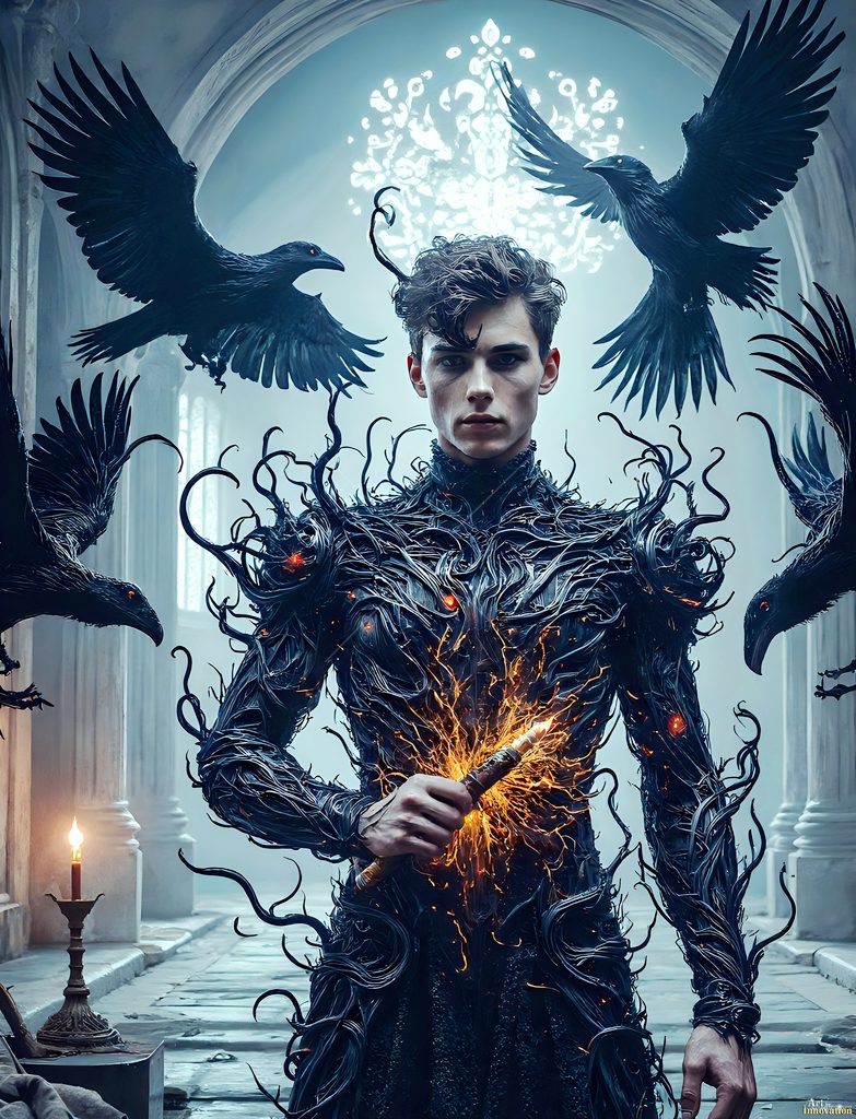 The House of the Ravens - AI Wizard Art