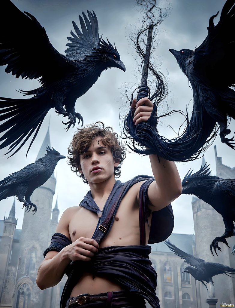 The House of the Ravens - AI Wizard Art