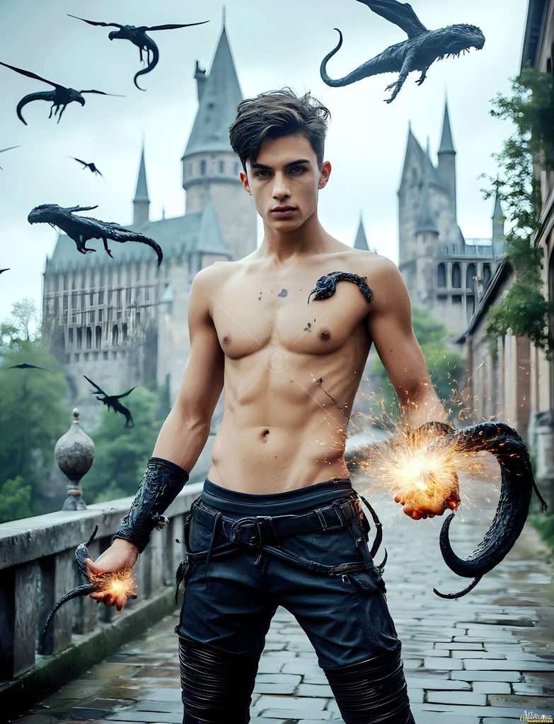 The House of the Serpents - AI Wizard Art