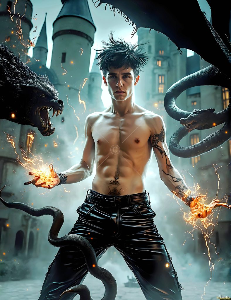 The House of the Serpents - AI Wizard Art