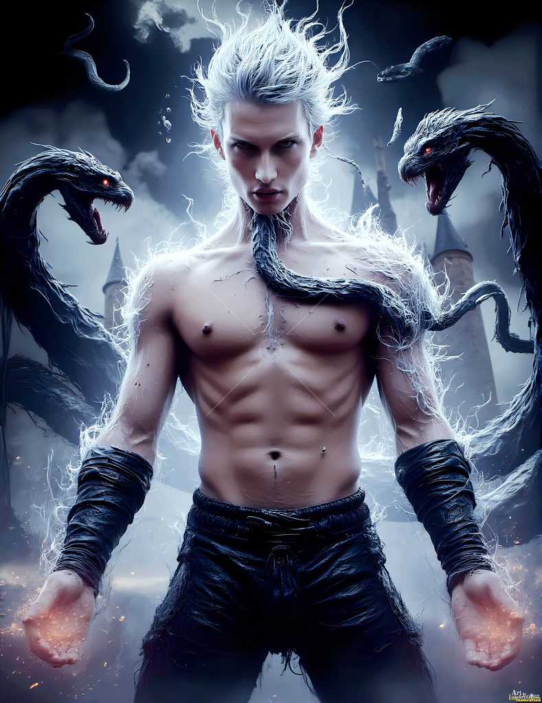 The House of the Serpents - AI Wizard Art
