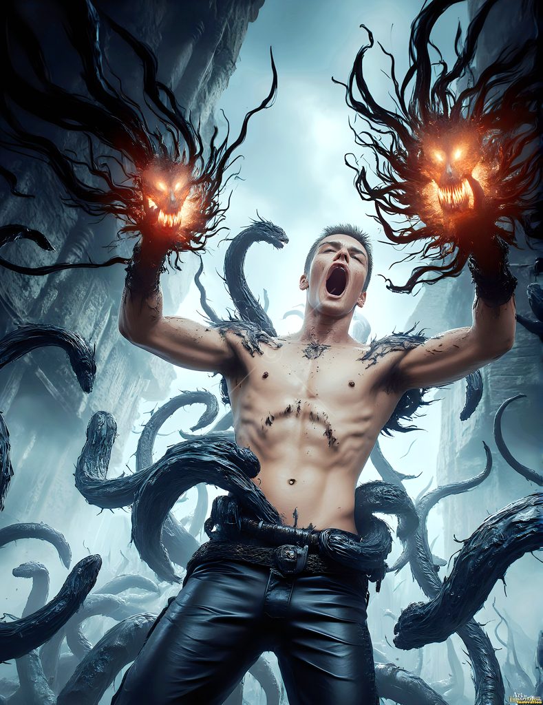 The House of the Serpents - AI Wizard Art