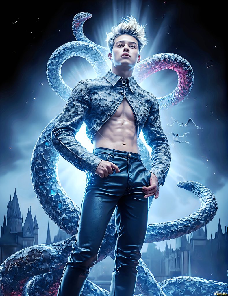 The House of the Serpents - AI Wizard Art