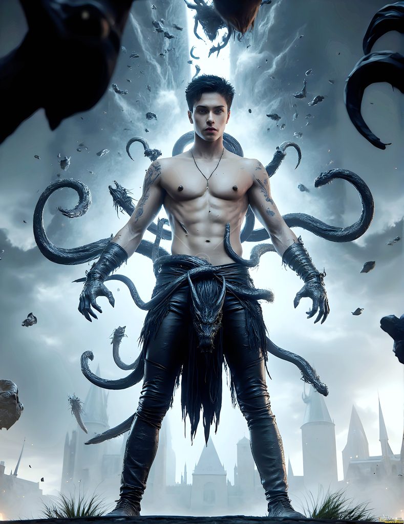 The House of the Serpents - AI Wizard Art